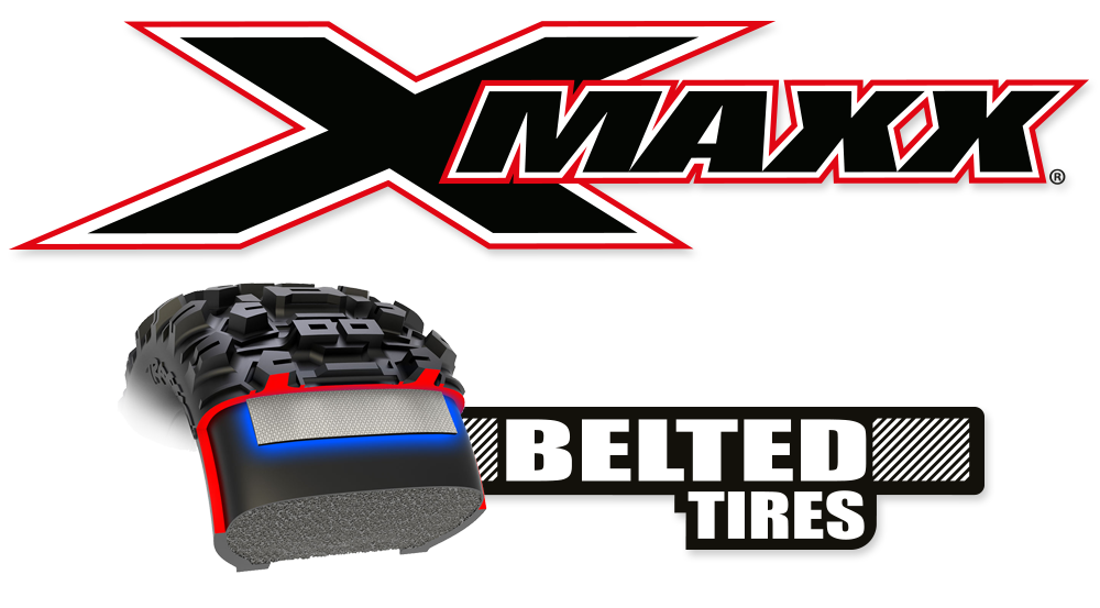 X-Maxx 8s med Kordade Sledgehammerdäck